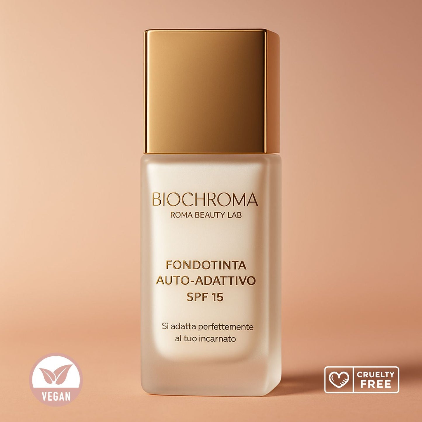 Fondotinta AutoAdattivo con SPF15 | Per Pelli Mature